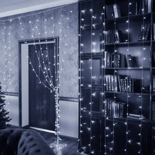 Springos Curtain 300 LED Lights CL4104
