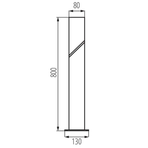 Garden light fitting with replaceable light source LAVEN