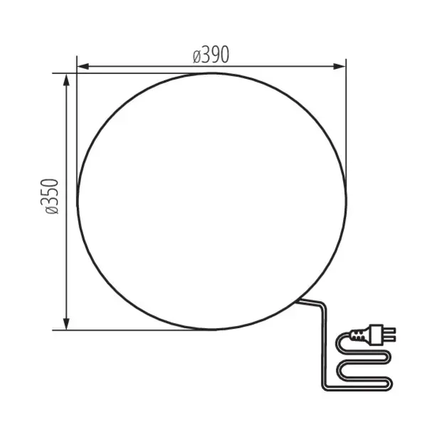 Garden light fitting with replaceable light source STONO N