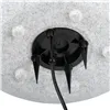 Garden light fitting with replaceable light source STONO N