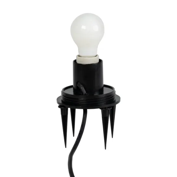 Garden light fitting with replaceable light source STONO N