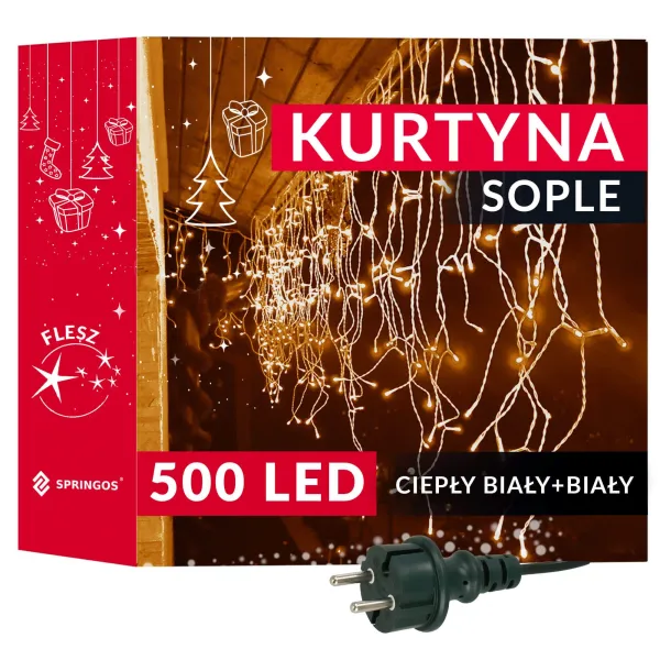Ziemassvētku lampiņas Springos CL4039 20m