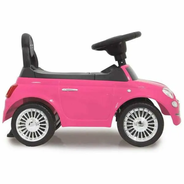Kolmipyöräinen RIDE ON CAR FIAT 500 PINK Pinkki