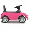 Kolmipyöräinen RIDE ON CAR FIAT 500 PINK Pinkki