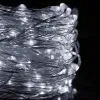 Новогодние огни Springos CL0094 300 LED на электричестве ангельские волосы холодный белый