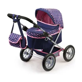 Leļlu Ratiņi Reig Trendy Royal Special Version Zils Rozā 45 cm