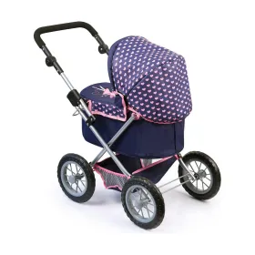 Leļlu Ratiņi Reig Trendy Royal Special Version Zils Rozā 45 cm