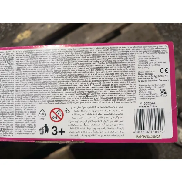 Leļlu Ratiņi Reig Trendy Royal Special Version Zils Rozā 45 cm