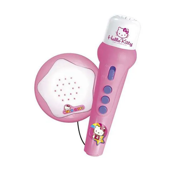 Karaoke Mikrofonu Hello Kitty Violeti Rozā