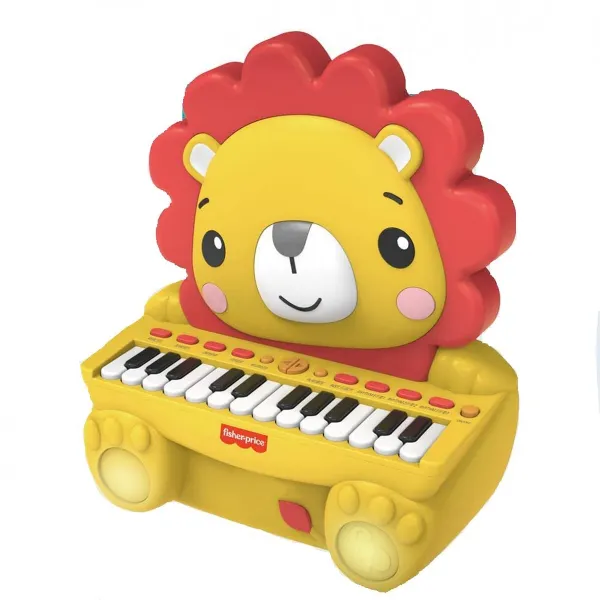 Žaislinis pianinas Fisher-Price Elektrinis fortepijonas Liūtas