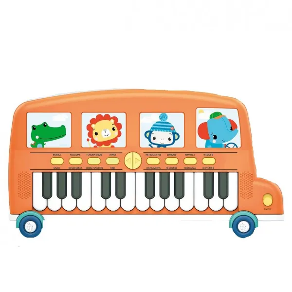 Lelupiano Fisher-Price Elektroninen piano Bussi
