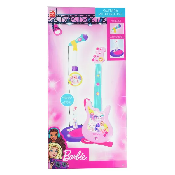 Музыкальный набор Barbie Микрофон Детская гитара