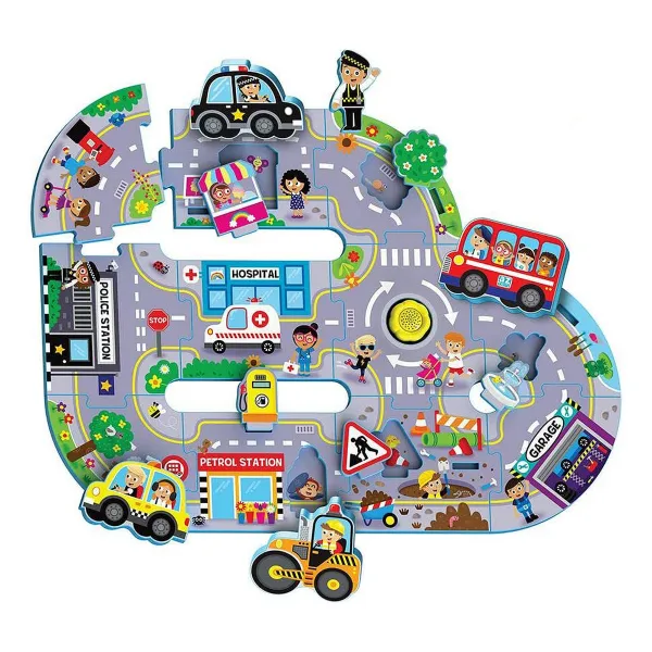 Lasten palapeli Reig Busy City 11 Kappaletta