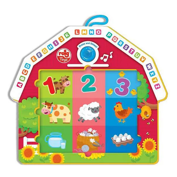 Puzle un domino komplekts Reig Merry Farmhouse 9 Daudzums Muzikāls