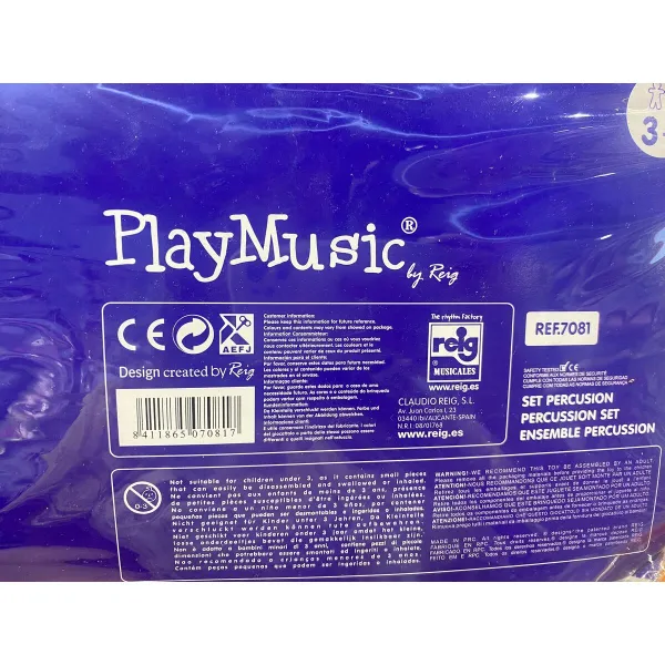 Mūzikas komplekts Reig Sarkans Koks Plastmasa