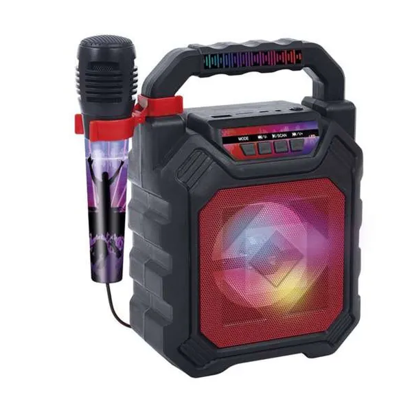 Kaiutin karaokemikrofonilla Reig Metal Pro