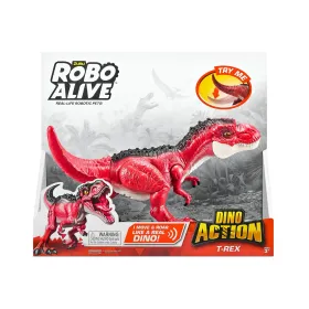 Динозавр Zuru Robo Alive: Dino Action T- Rex Красный Сочлененная фигура