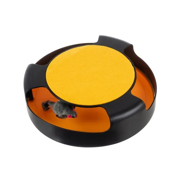 Kaķu rotaļlieta - ritenis ar peli