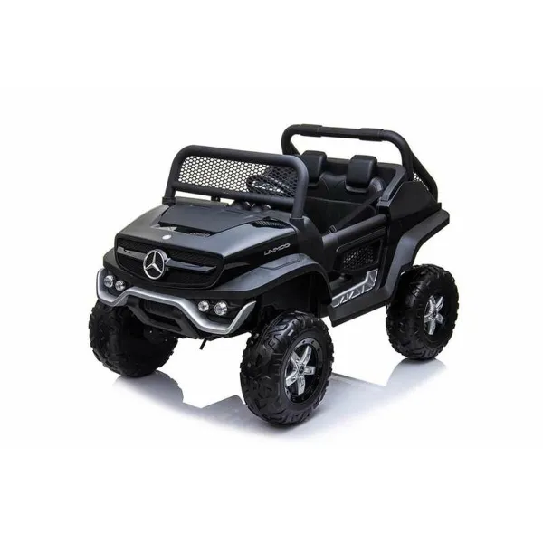 Lasten sähköauto Injusa Mercedes Benz Unimog Musta