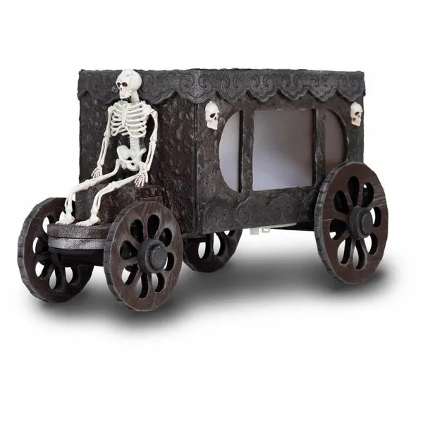 Halloween-koristeet My Other Me Kallo Taikavaunut 18 x 31 x 18 cm Musta