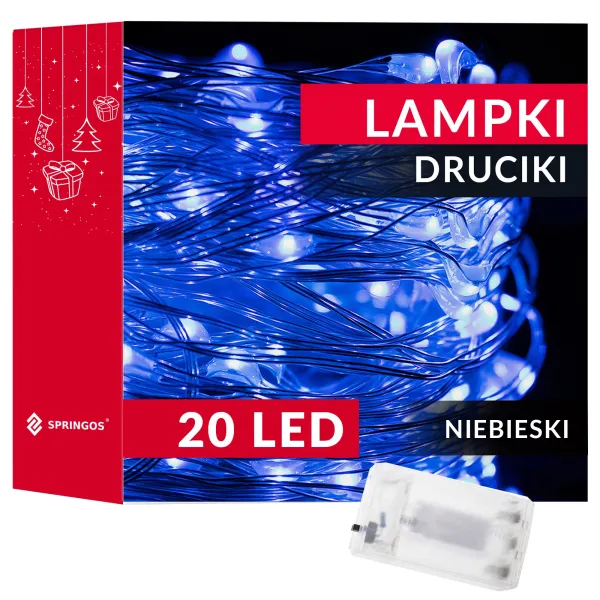 Рождественские гирлянды Springos CL0007, 20 LED