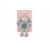 Rattle Cuddly Toy Dog Green 25cm
