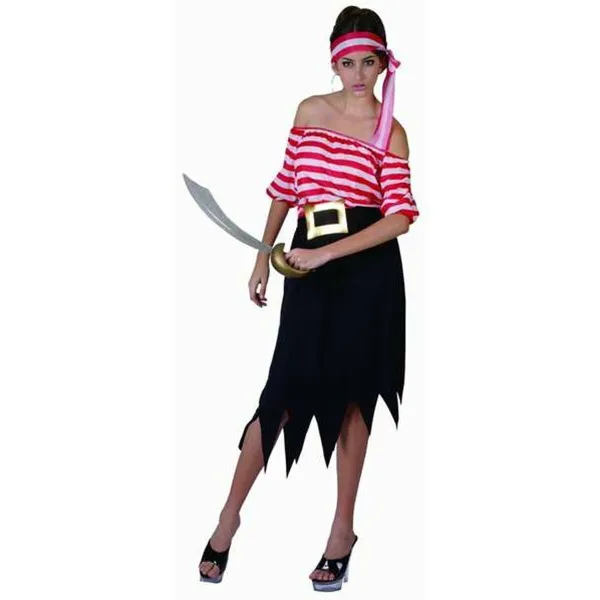 Kostumas suaugusiems Mergina-piratė M/L (2 Dalys)