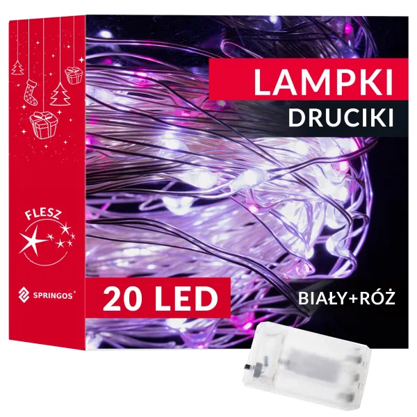 Рождественская гирлянда Springos CL0013, 20 LED