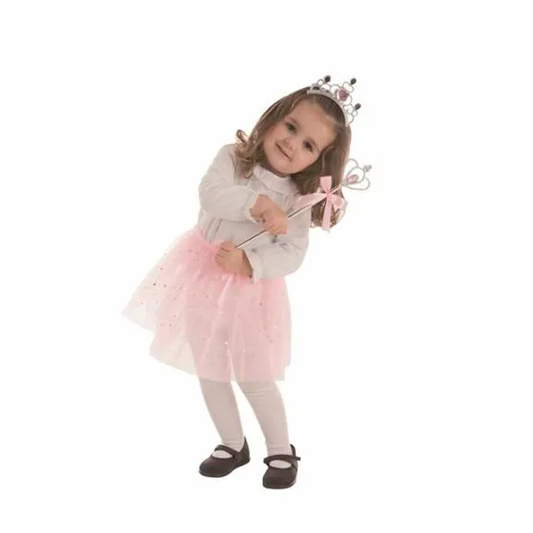 Kostiumas vaikams Rožinė Princesė-Snieguolė (3 Dalys)