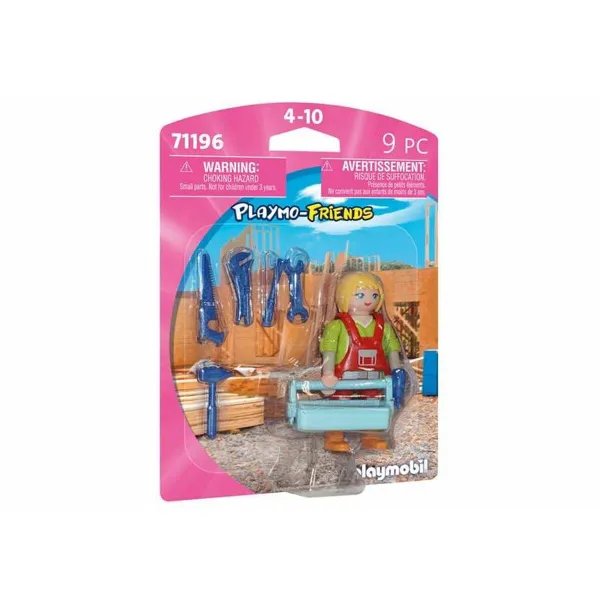 Playset Playmobil 71196 Playmo-Friends Technician 9 Daudzums
