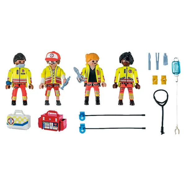 Playset Playmobil 71244 City Life Rescue Team 25 Kappaletta