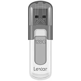 USB stick Lexar JumpDrive V100 White White/Grey 128 GB