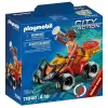 Playset Playmobil City Action Rescue Quad  18 Kappaletta 71040