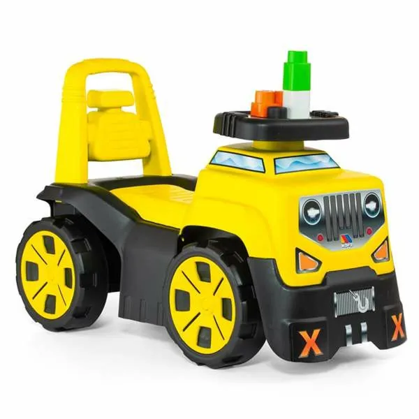 Kolmipyöräinen Moltó 3x1 Wheels & Blocks Keltainen 89 cm 10 Kappaletta