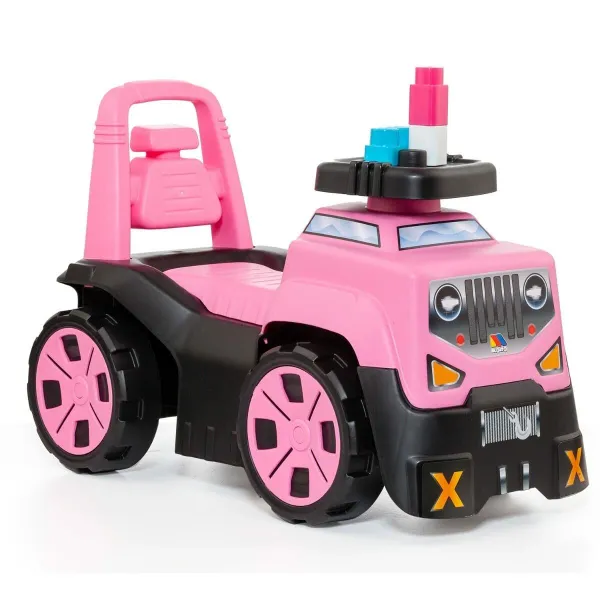 Tricycle Moltó 3x1 Wheels & Blocks 10 Pieces 89 cm Pink