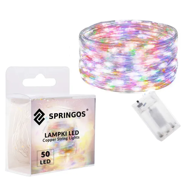 Рождественские огоньки Springos CL0017 50 светодиодов