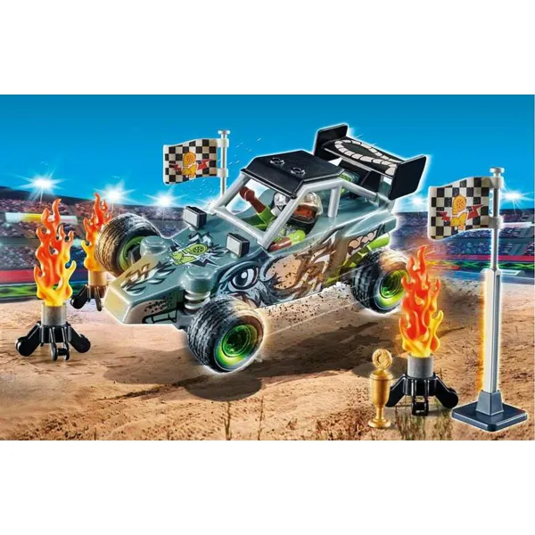 Playset Playmobil Stuntshow Racer 45 Предметы