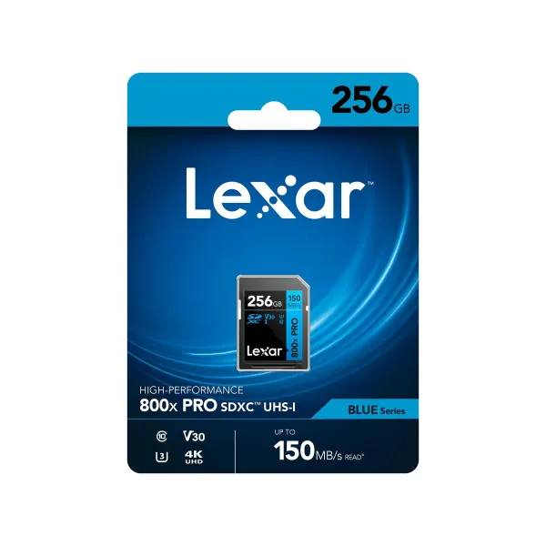 Micro SD Memory Card with Adaptor Lexar LSD0800P256G-BNNNG 256 GB