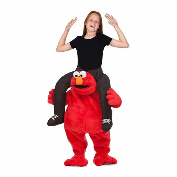 Lasten asut My Other Me Elmo Ride-On Punainen Yksi koko S