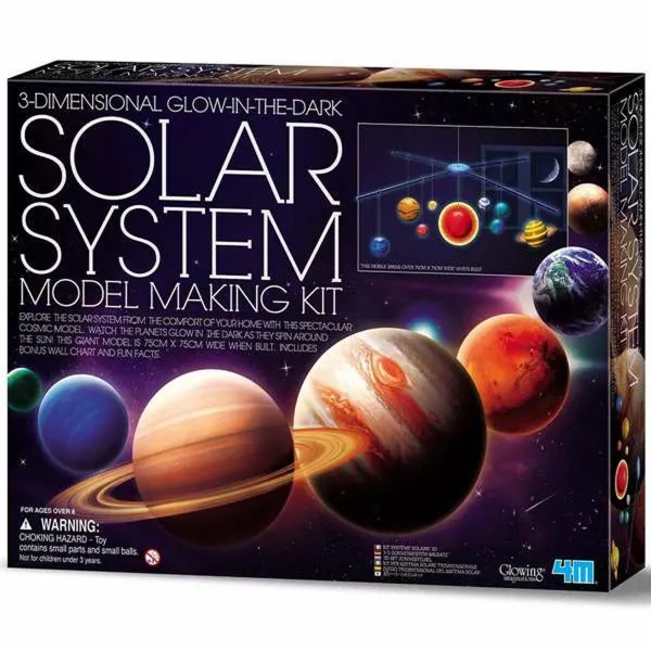 Opettavainen peli Hape Kit sistema solare rotante in 3D 37,3 x 28,3 x 6,5 cm