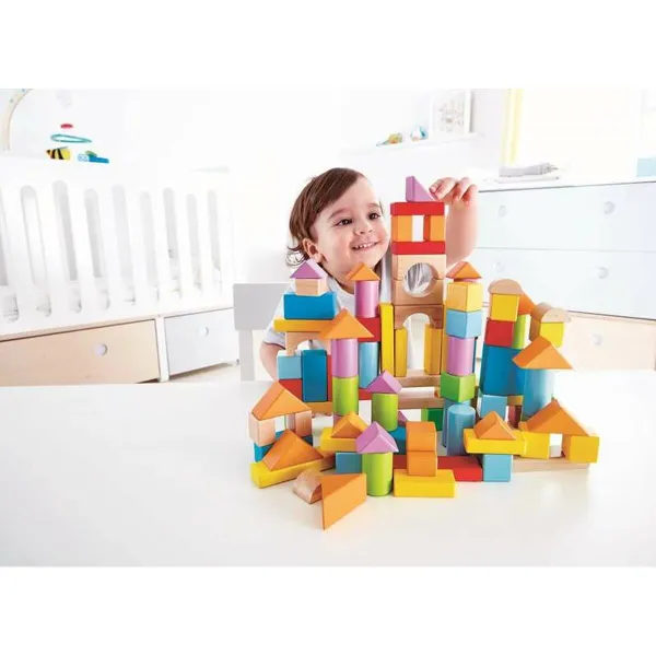 Конструкторский игровой набор Hape 101 Предметы 27 x 22 x 13 cm