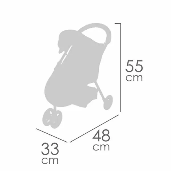 Коляска для кукол Decuevas Gala 33 x 48 x 55 cm Лиловый 50 cm