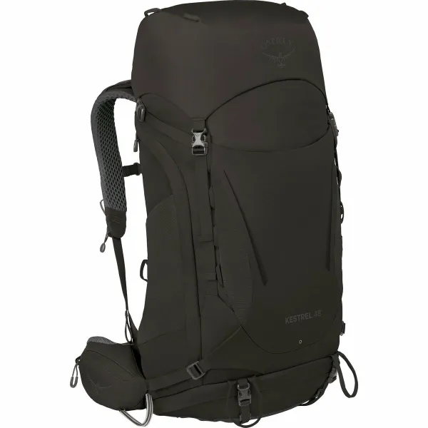 Hiking Backpack Osprey Kestrel Black 48 L
