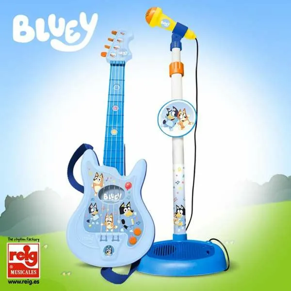Vauvakitara Bluey Säädettävä Mikrofoni 60 x 30 x 17 mm