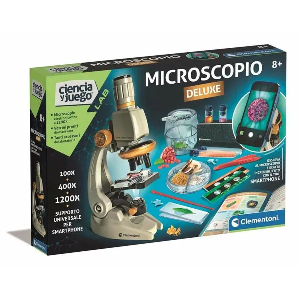 Mikroskooppi Clementoni Smart Deluxe Lasten 45 x 37 x 7 cm
