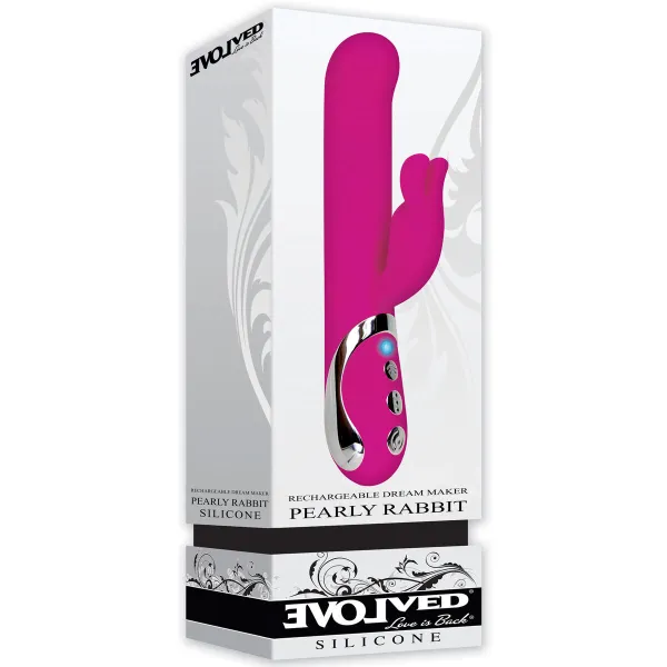 Šildymo vibracija Evolved Rabbit Rožinė