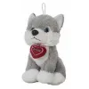 Pūkaina Rotaļlieta Husky Sirds 28 cm