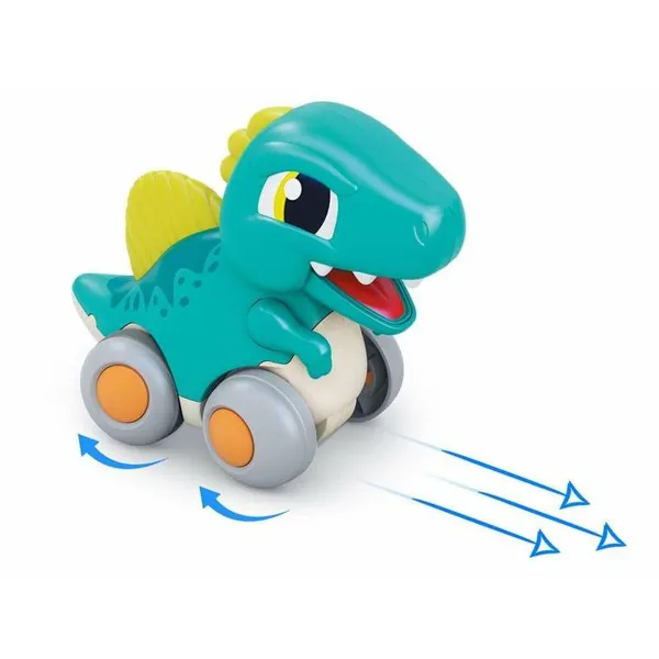 Vauhtimoottoriauto 13 x 12 x 13 cm Dinosaurus Vihreä