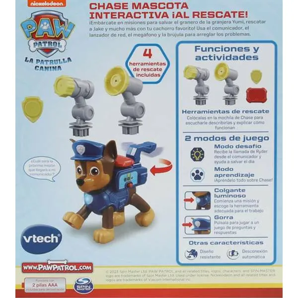 Interaktiivinen Lemmikki The Paw Patrol Chase 16 x 12 x 8 cm