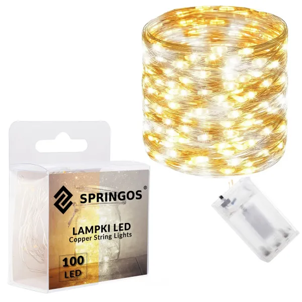 Рождественские гирлянды Springos CL0024, 100 светодиодов
